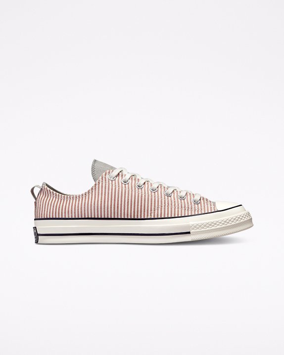 Converse Chuck 70 Hickory Stripe Basse Top Corallo | A77088U